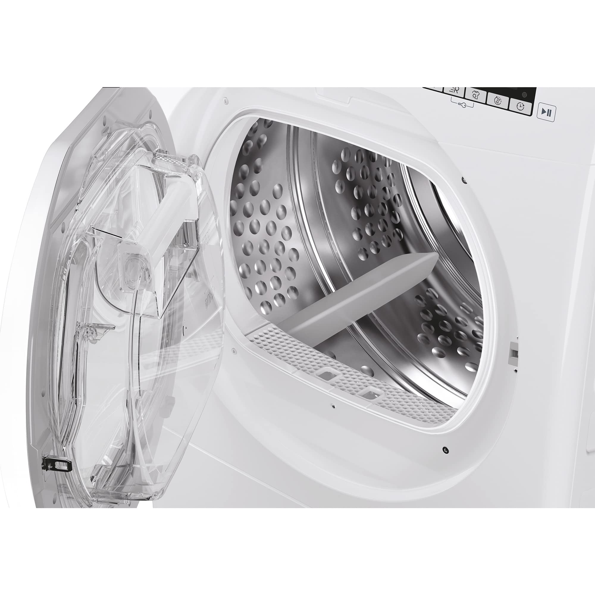 Hoover H-DRY 300 Lite Kondenstrockner / 10 kg/Smarte Bedienung mit NFC-Technologie/AquaVision-Kondenswasserbehälter/Weiß/Modell: HLE C10DE-84