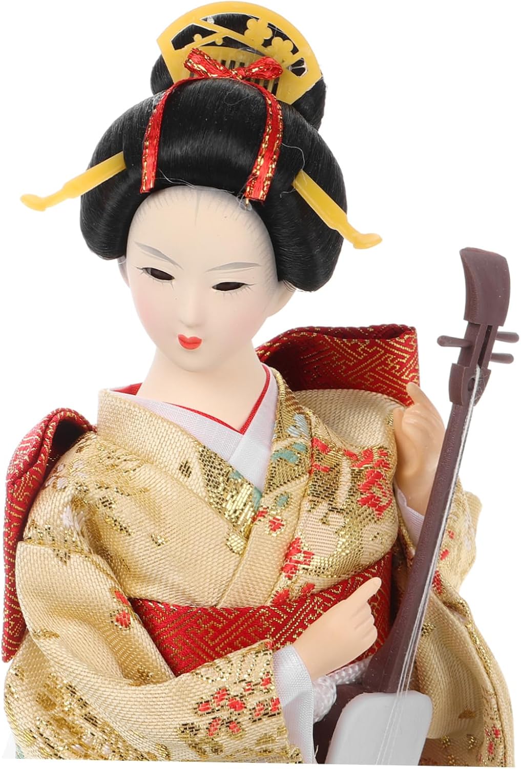 ibasenice Japanese Kimono Doll Figurine Traditional Asian Collectible Decor for Cultural Appreciation and Restaurant Ambiance Elegant for Home Decoration