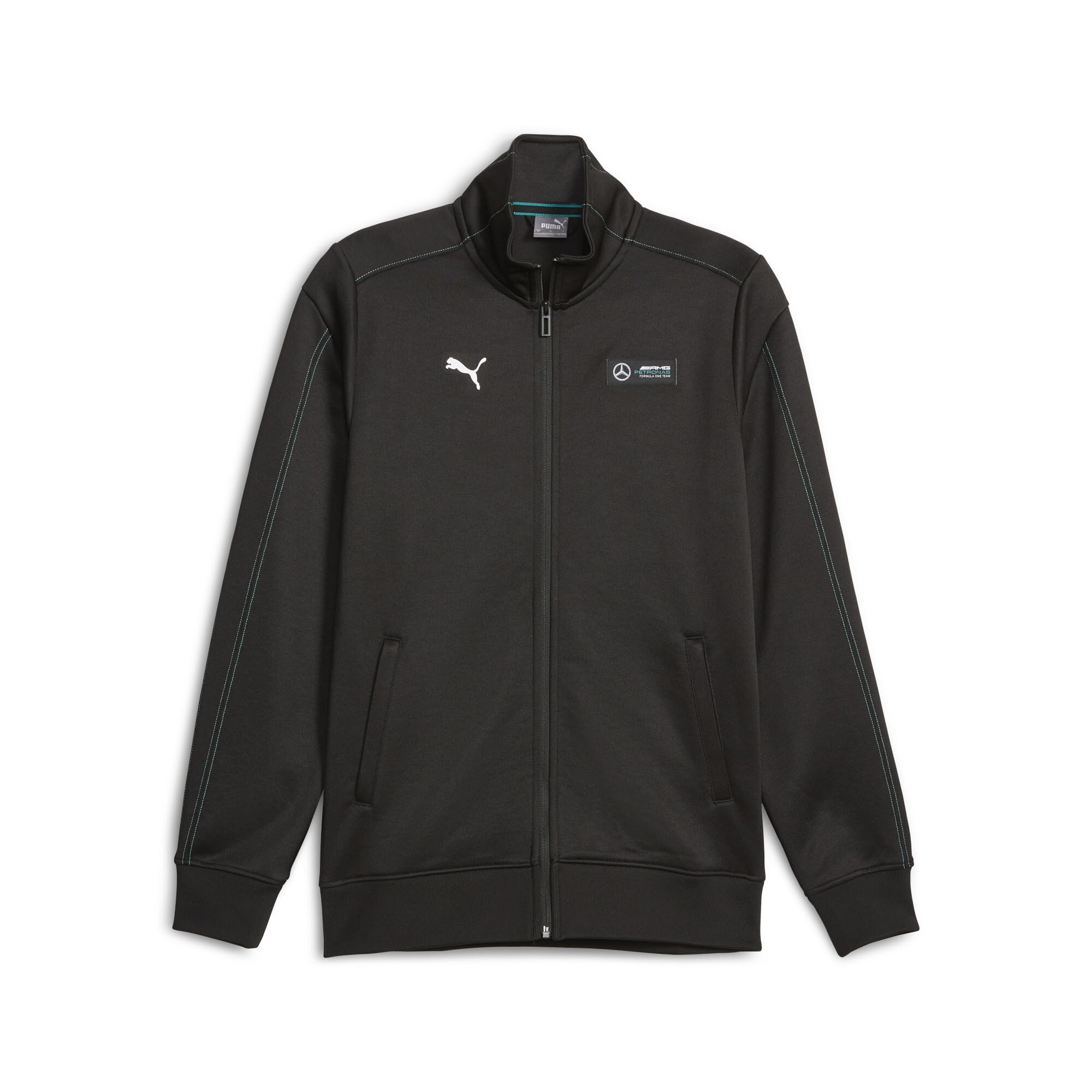 Puma Men's Black Mercedes-Amg Petronas Mt7 Motorsport Track Jacket Xl