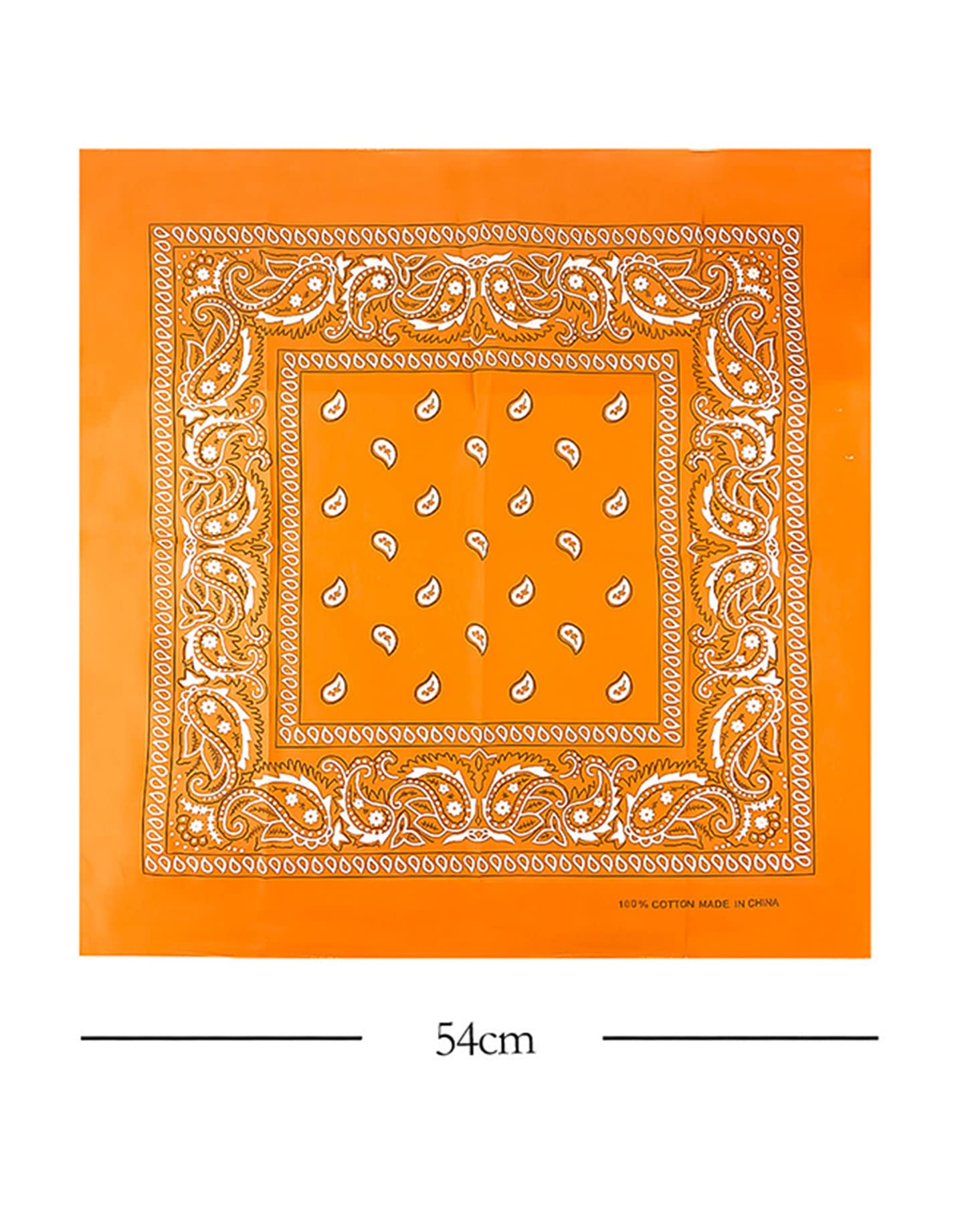 JOPHY & CO. Bandana 100% algodón estampado cachemira pañuelo bufanda pelo cuello cabeza