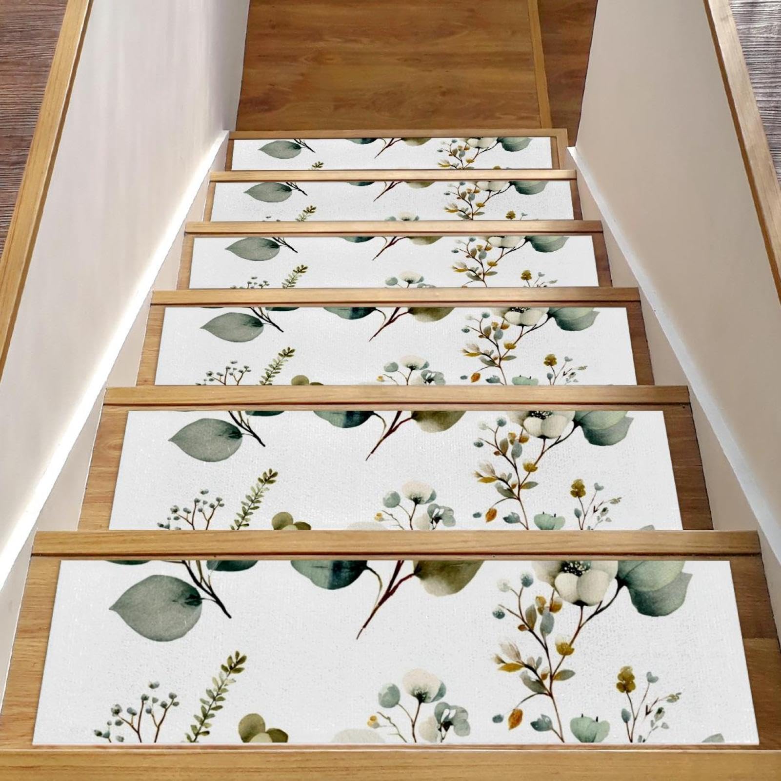 Tapis de marche d'escalier antidérapant réutilisable pour bois intérieur