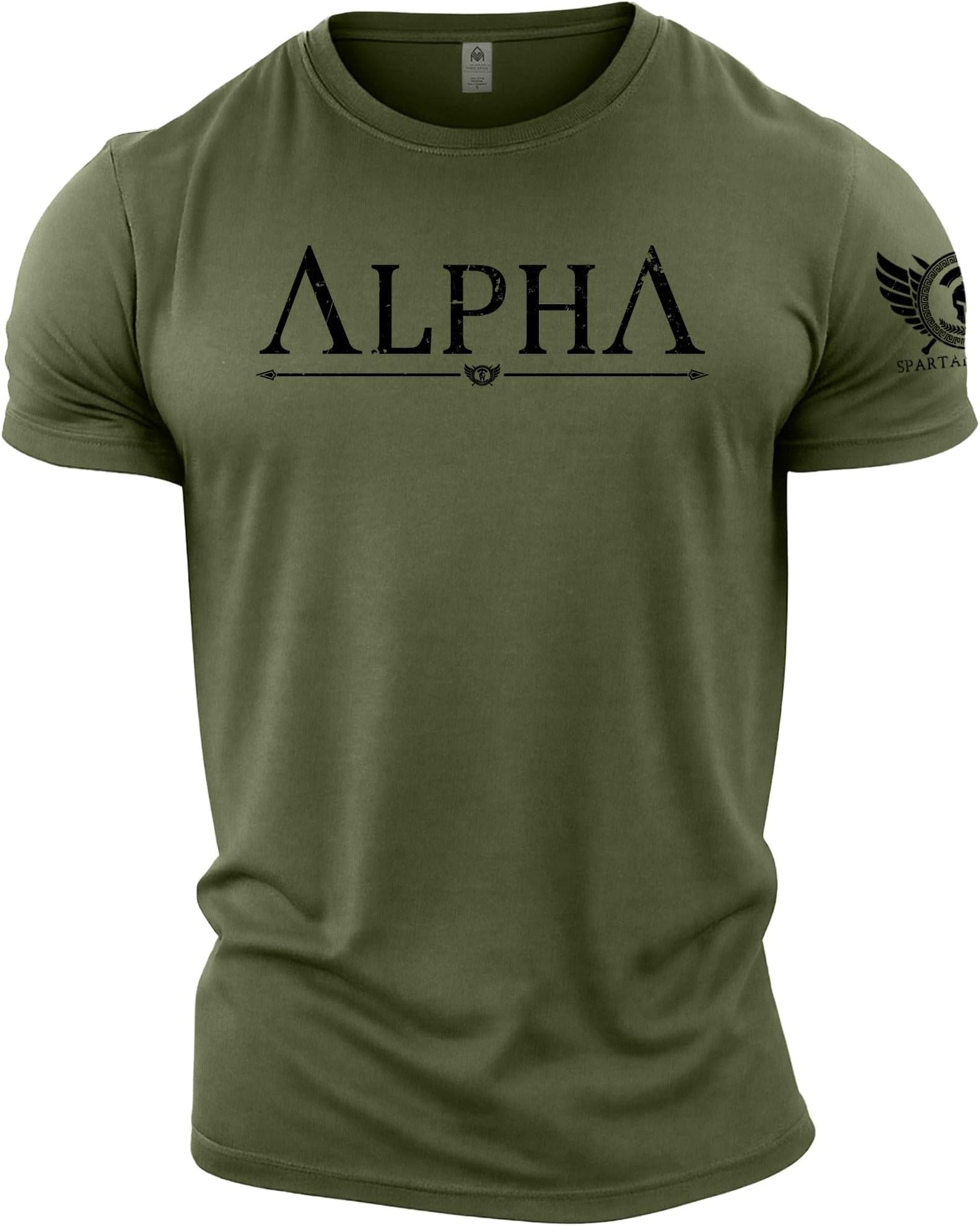 Spartan Forged - Alpha - Men's Gym T-Shirt Bodybuilding Training Workout Lifting Top Clothing