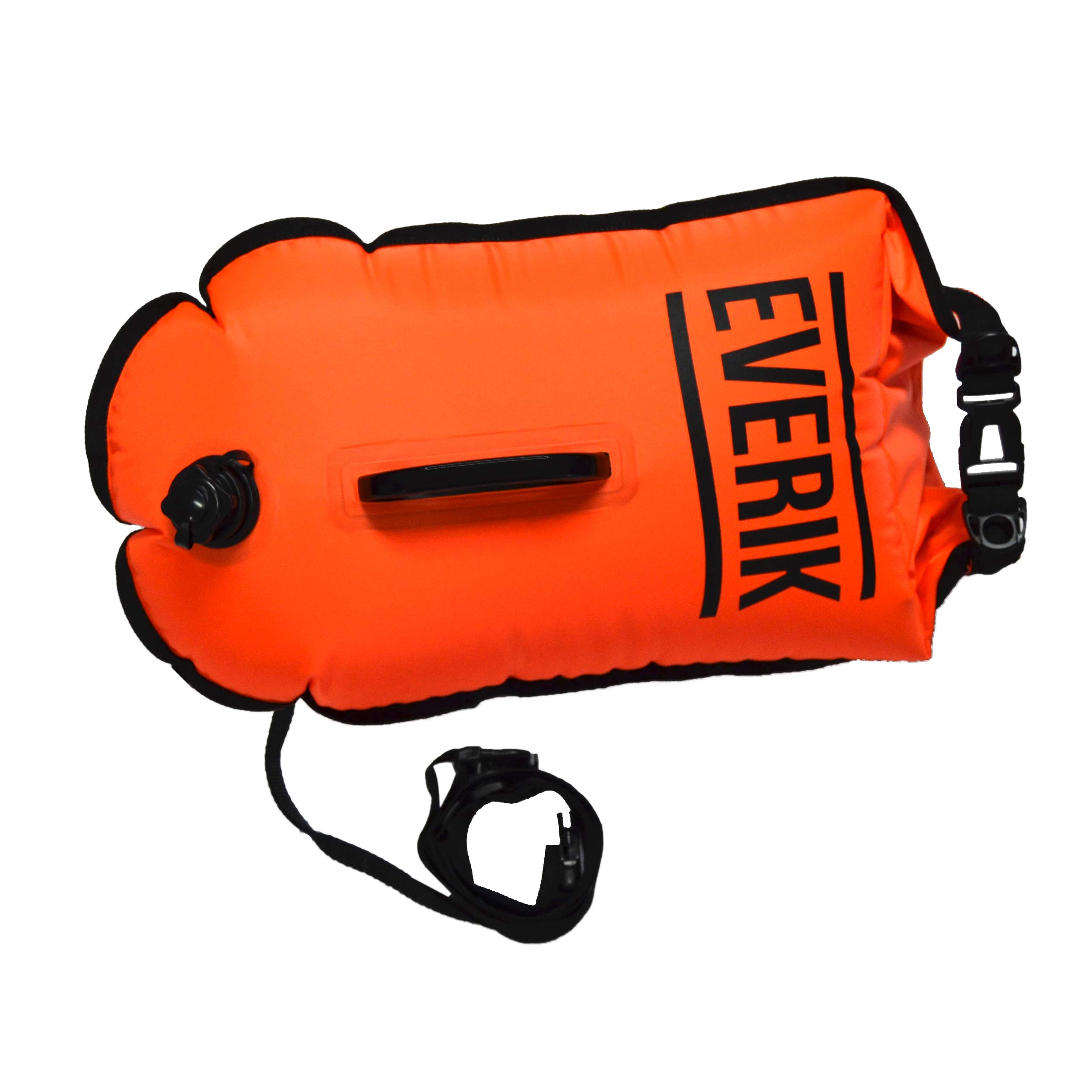 Dry Bag Buoy 20lt, Boa Sicurezza Acque Aperte Unisex-Adulto, Arancione