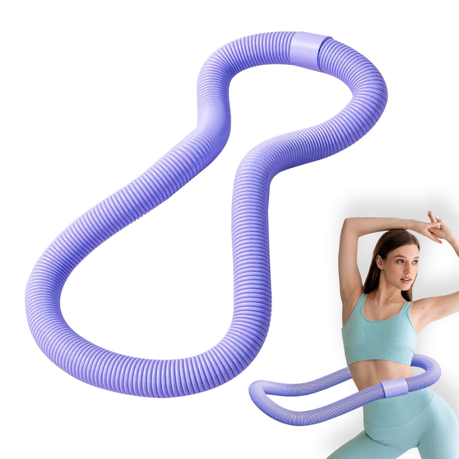 Hula Hoop, Hula Hoop Per Adulti E Principianti Cerchi Morbidi A Molla Con Peso Di 1,35 kg Anello Fitness Pieghevole Contenitore Per Casa Palestra E Scuola