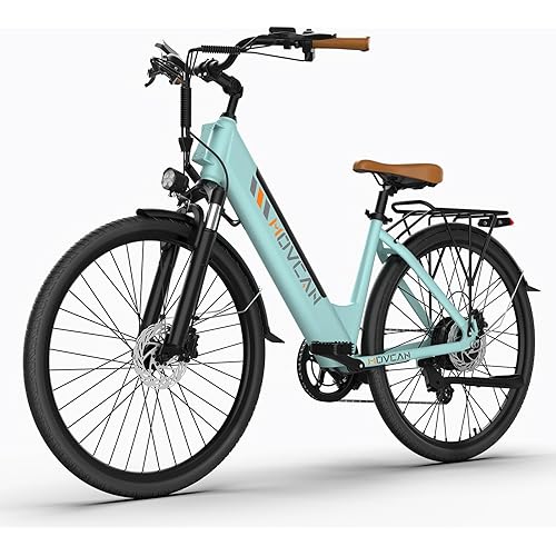 V80 Electric Bike, 1000W Motor 28MPH Ebike, 48V 13Ah Removeable Battery, 26'' City Cruiser Adult Electric Bicycles up to 70 Miles