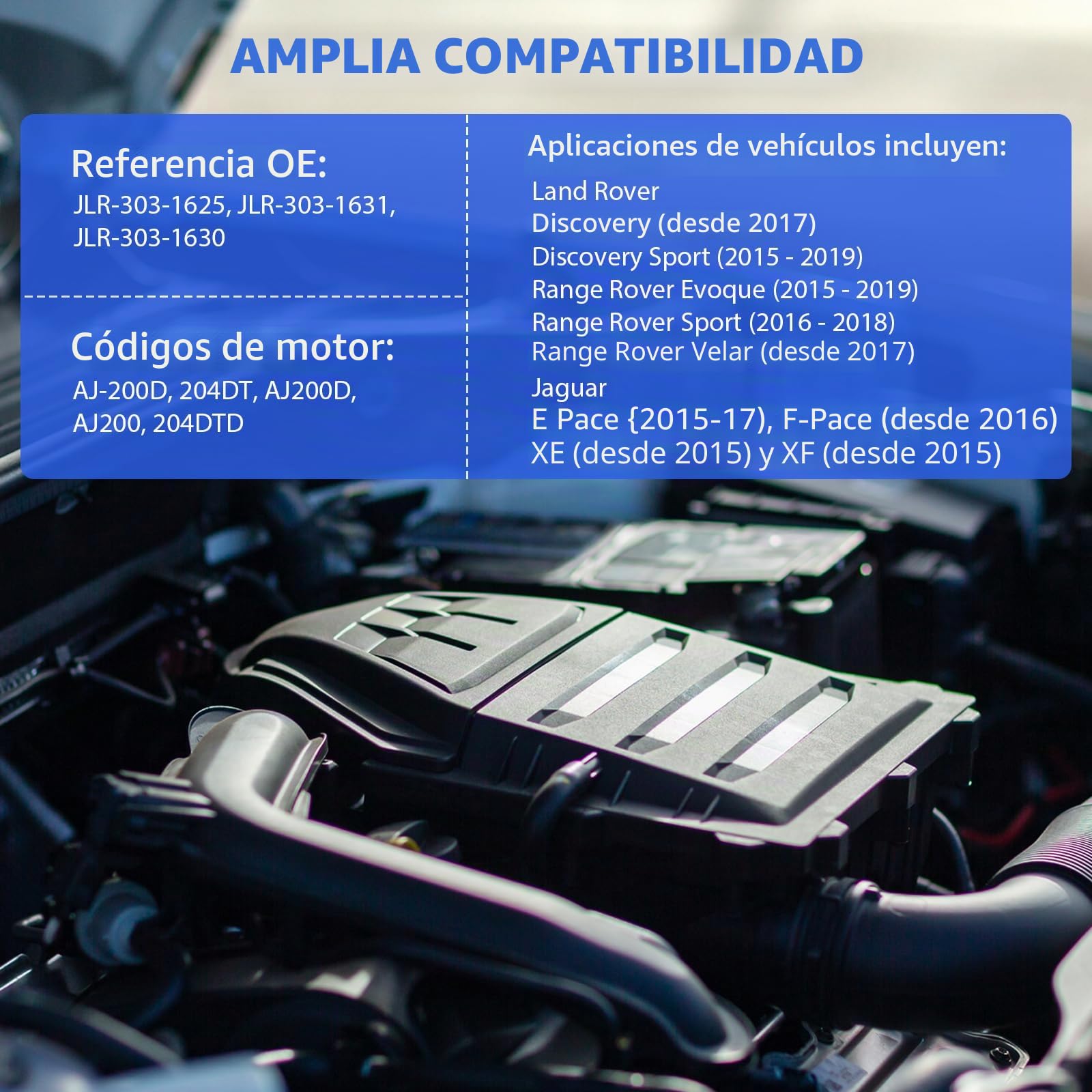 Kit de herramientas de sincronización de bloqueo del árbol de levas del motor compatible con Land Rover Jaguar Aurora 2.0T JLR AJ200 Diesel Engine Juego de herramientas de sincronización de alineación