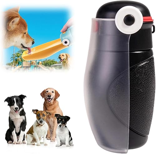 Miniatura 8 de Botella de agua portátil para perros, botella de agua para mascotas a prueba de fugas para cachorros, perros y gatos, botellas de agua de viaje para