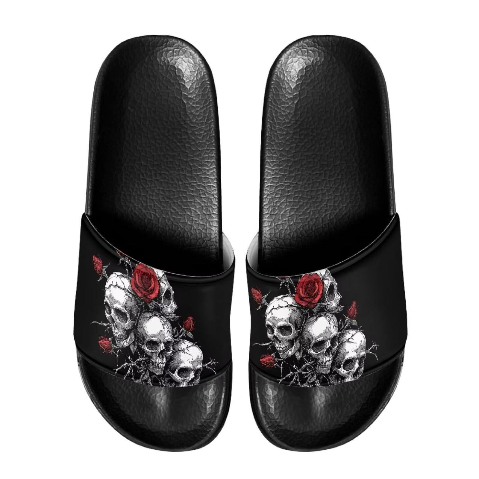 Open-toe Slide Sandals for Womens House Slides, Non-Slip, Easy to Clean, Quick-Dry for Shower Beach Walking