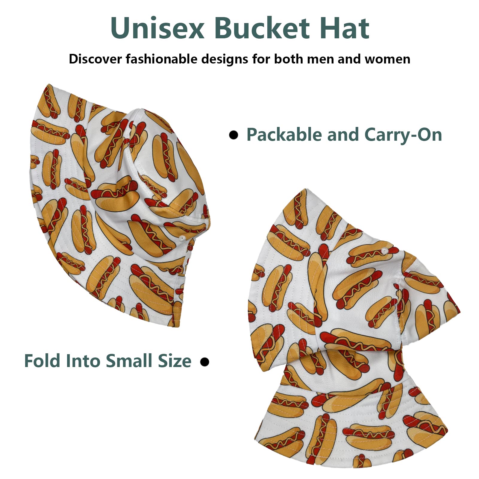 Bucket Hat Packable Sun Hats Fisherman Outdoor Summer Beach Caps for Men Women