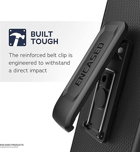 Miniatura 2 de Encased Clip de cinturón de repuesto para funda Otterbox Defender - iPhone 15 Pro (solo funda, funda no incluida)