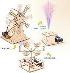 Science Kits STEM Jouets pour enfants 6-8 8-10, Cadeaux d'anniversaire pour 6 7 8 9 les idées cadeaux de garçon d'année, DIY Arts du bois et métiers d'art Jouets de construction éducatifs pour les enfants, 3D Puzzles en bois pour les filles 10-12