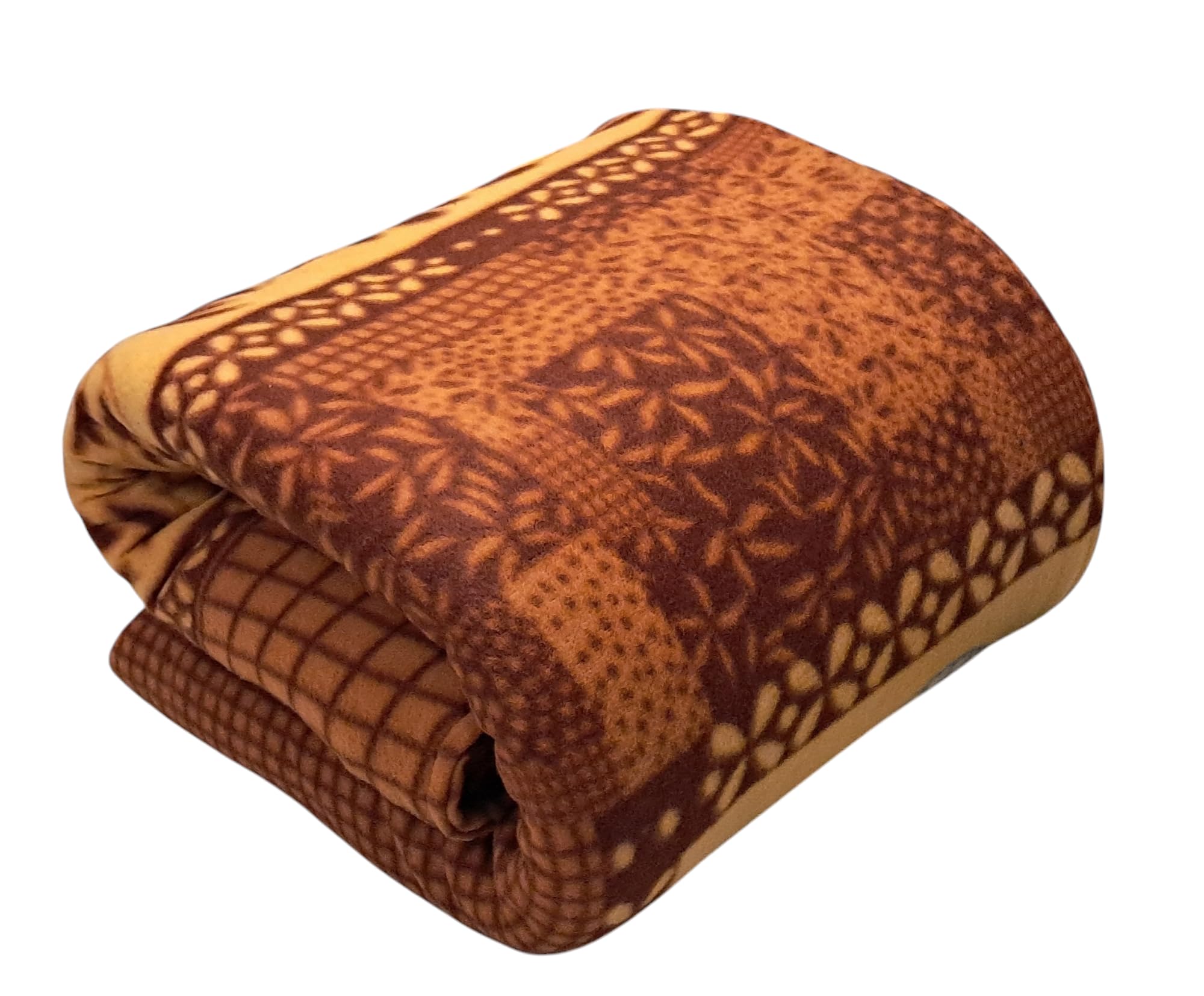 MAMRAJ Fleece Rajai Cover - Cozy Winter Bedding -3
