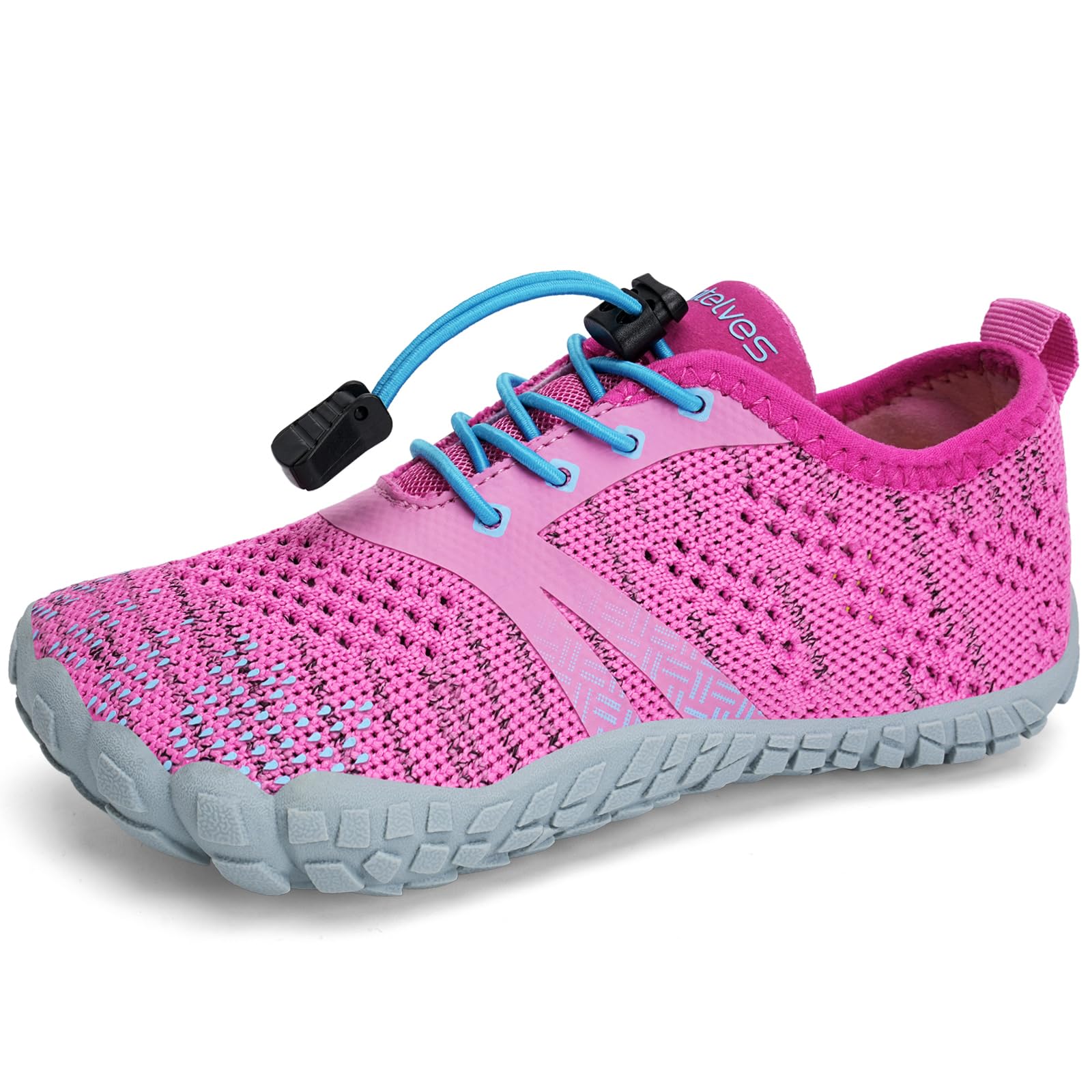 WateLves Barfussschuhe Kinder Jungen Mädchen Barfußschuhe Wasserschuhe Aqua Badeschuhe für Strand Pool Schnell Trocknen Wassersport Rrutschfester gr 25-36