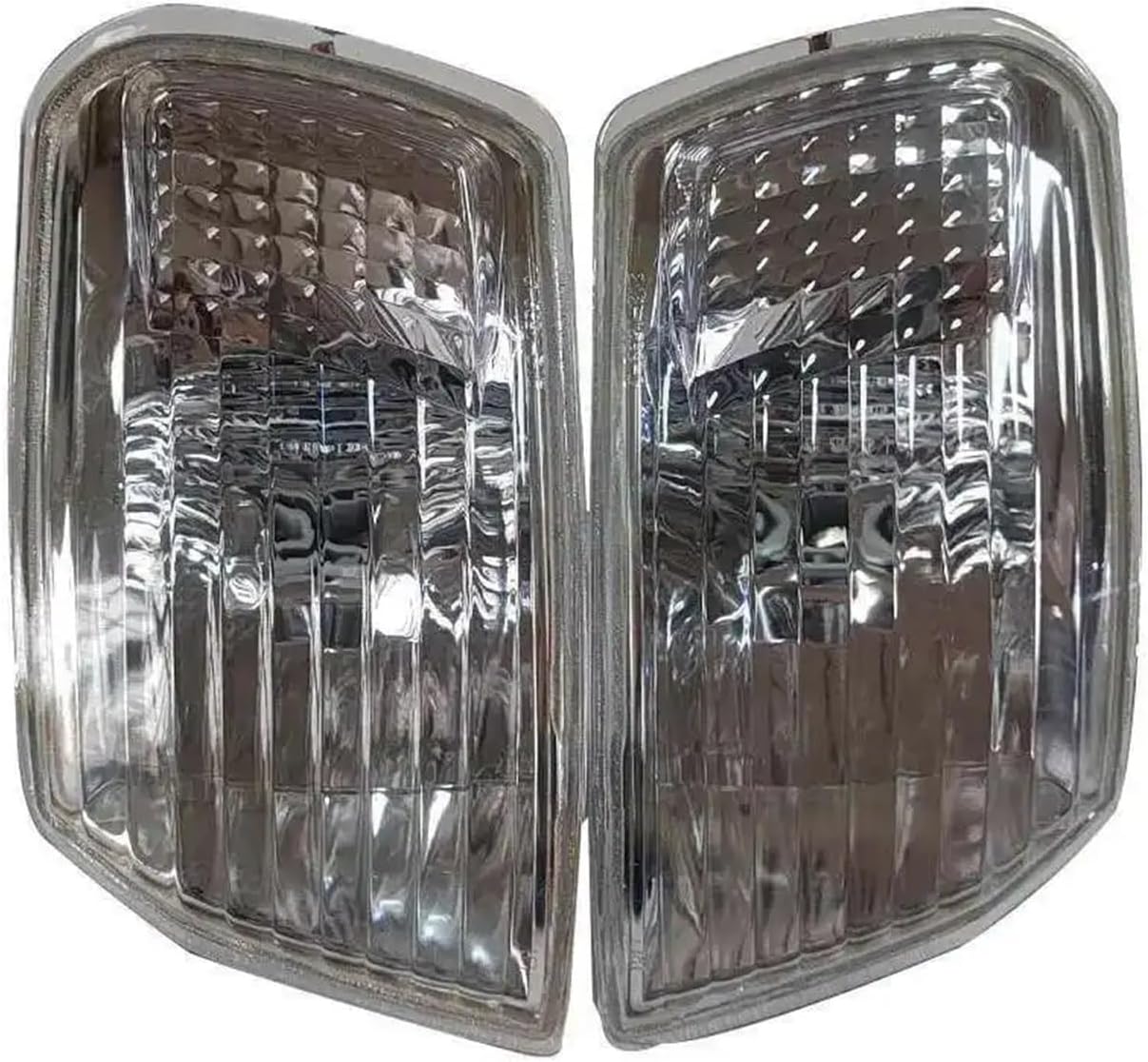 1pair Car Front Corner Light 8151012870 Compatible With Toyota COROLLA AE110 1998-2001 815111A010 Turn Signal Light Lamp(White)