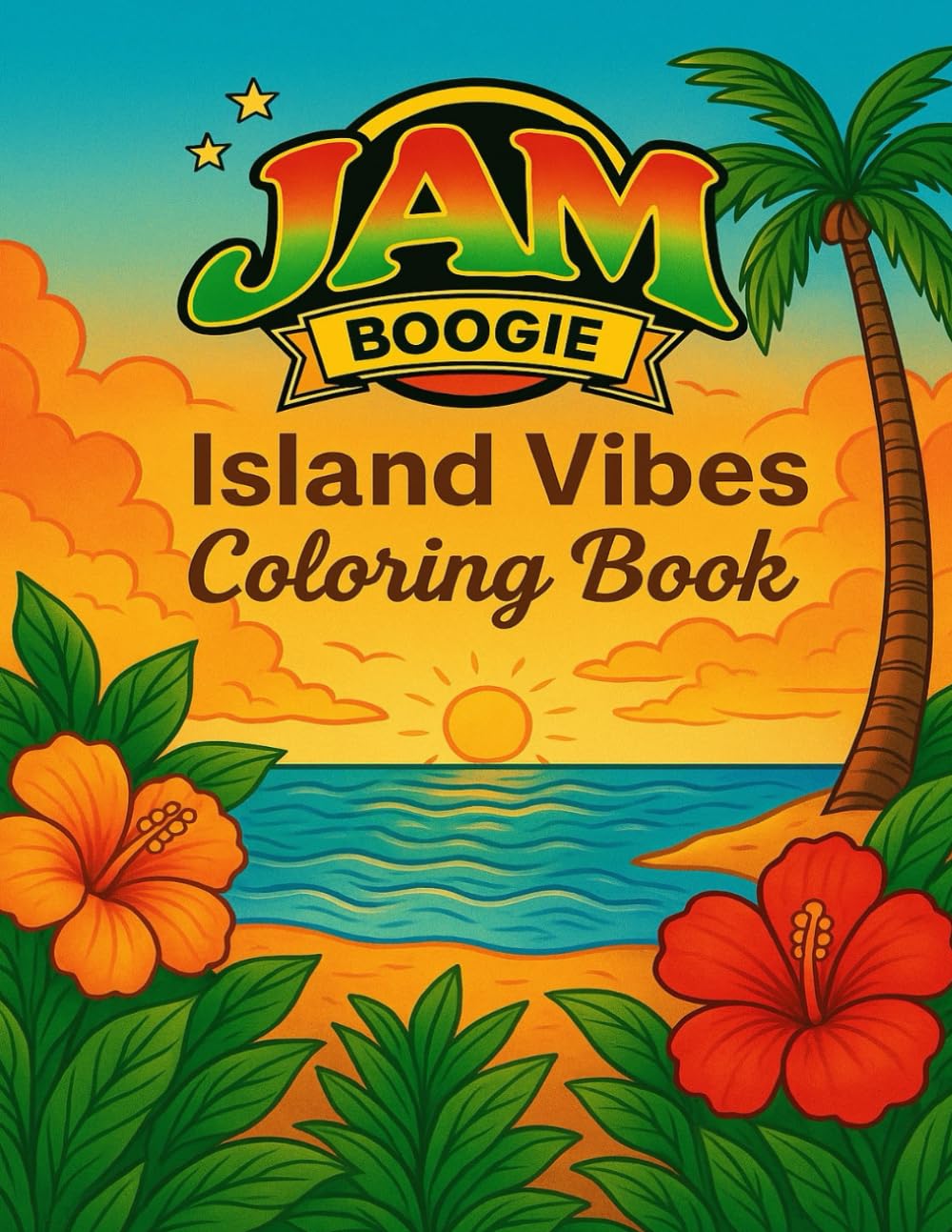 JAM Boogie Island Vibes Coloring Book