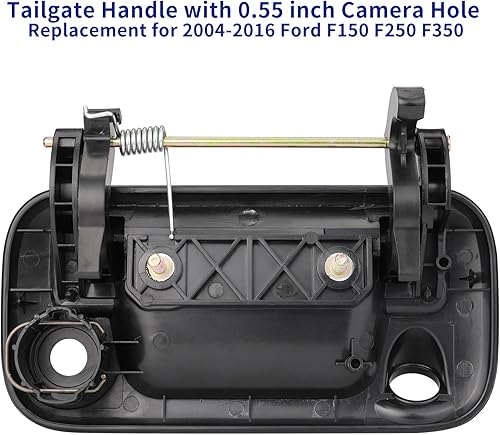 Miniatura 3 de Lcyolada Pestillo de manija del portón trasero (con orificio para cámara) compatible con Ford F150 F250 F350 F450 F550 Super Duty 2004-2016,