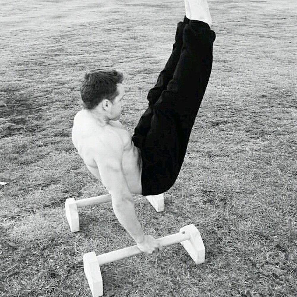 Barre Push Up in Legno Supporto Elastico Barre Doppie Singole Parallele Calisthenics Barre Personalizzate Doppia Canna
