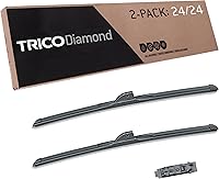 Vista 44 de TRICO Gold 19" + 19" Juego de 2 limpiaparabrisas de repuesto premium para automóvil, limpiaparabrisas de haz para todas las estaciones para lado