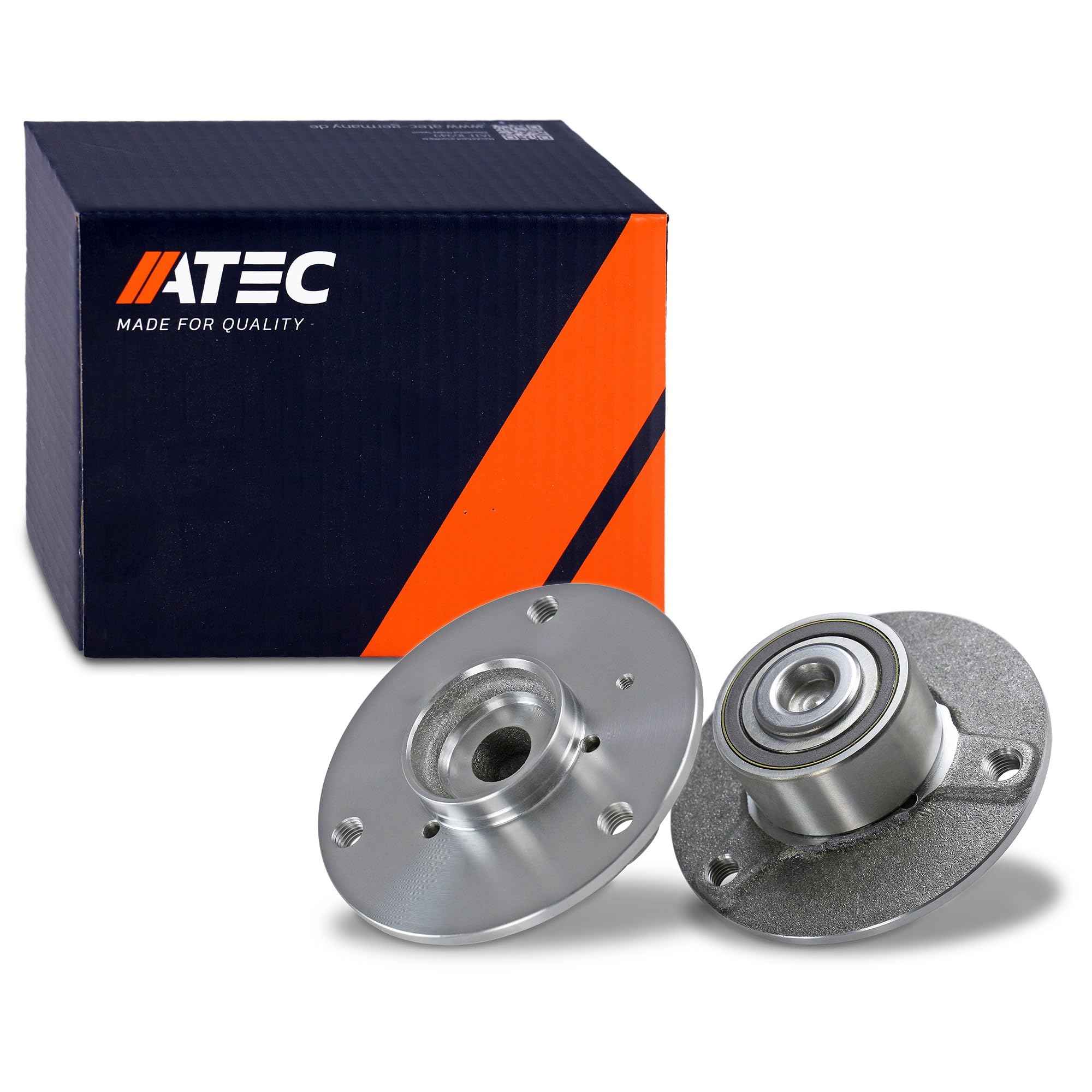 ATEC Germany 2x mozzo ruota anteriore con sensore ABS Cuscinetto ruota Set
