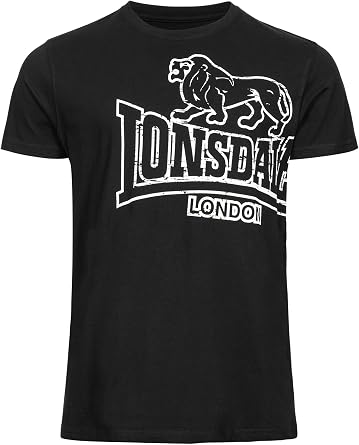 Lonsdale Logo t-Shirt LANGSETT, Regular-Fit