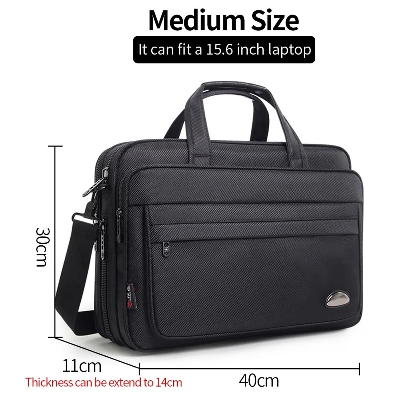Valigetta Porta Documenti Borsa ventiquattrore di grande capacità da uomo d'affari 15,6 pollici 17 "19" borse a tracolla for laptop in tela for notebook messenger In Viaggio D'Affari