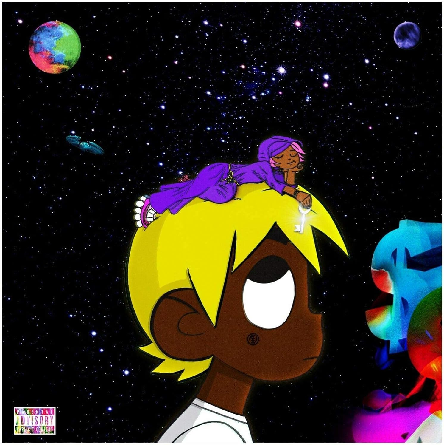 Lil Uzi Vert Eternal Atake_Deluxe New Album - Poster print Wall 15 x 15 Inches (38 x 38 cm) (380 x 380mm) Gift Decorative Print
