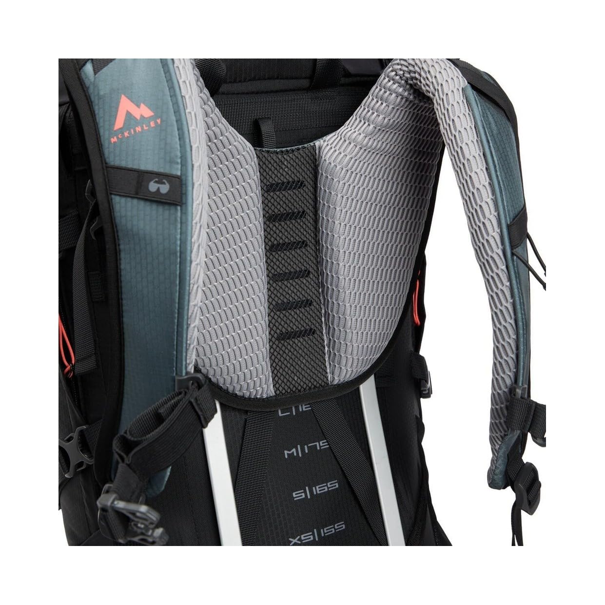 Mckinley Unisex Yukon II CT 50W+10 Vario Plecak trekkingowy Blue Petrol/Black Ni One Size