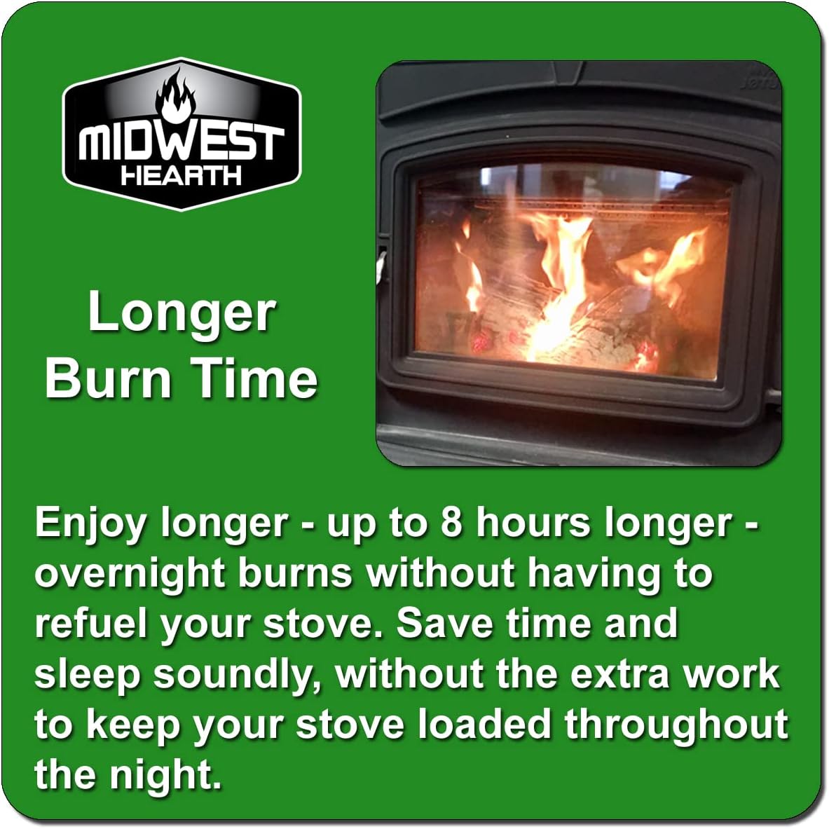Wood Stove with Longer Burn Time