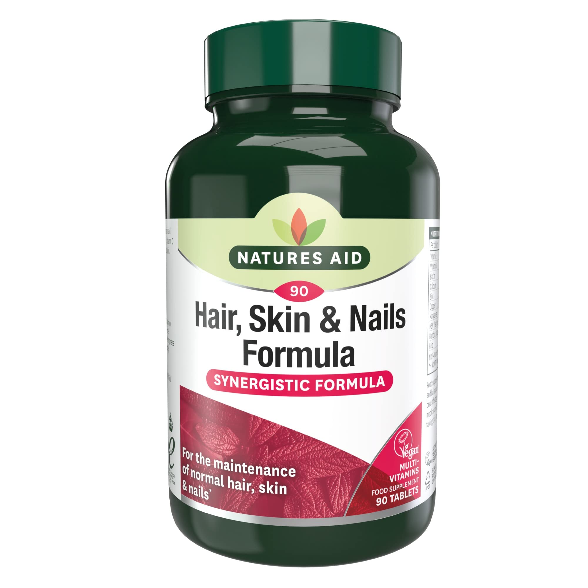 Natures Aid Hair Skin and Nails 90's Tabs: 214095Natures Aid Hair Skin and Nails 90's Tabs: 214095