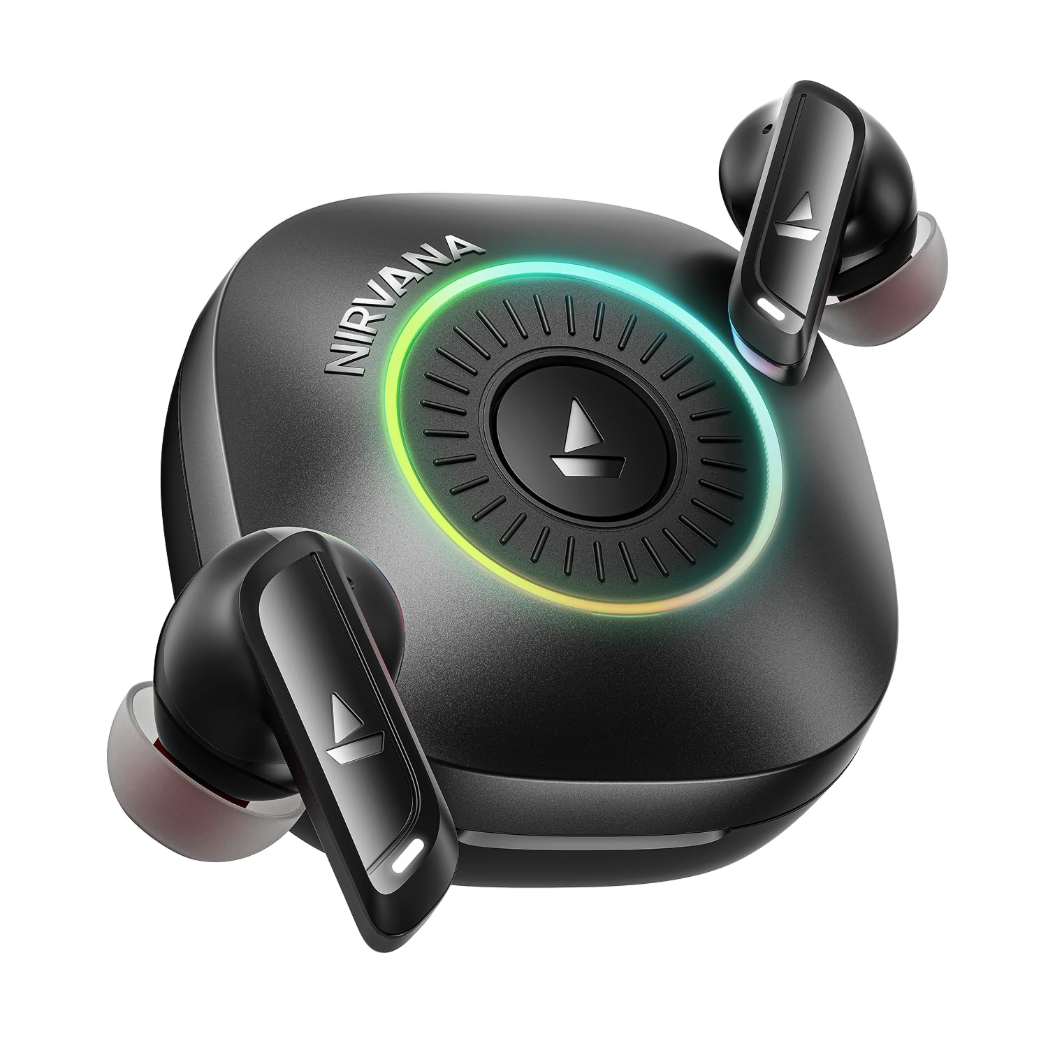 boAt 2026 Launch Nirvana Crown, SONIC ARC, LEDs, Haptic Feedback,50dB Hybrid ANC,Spatial Audio, 6 Mic ENx, App Support, v6.0 Bluetooth Earbuds, TWS Ear Buds Wireless Earphones with mic (Gunmetal Grey)-image-23
