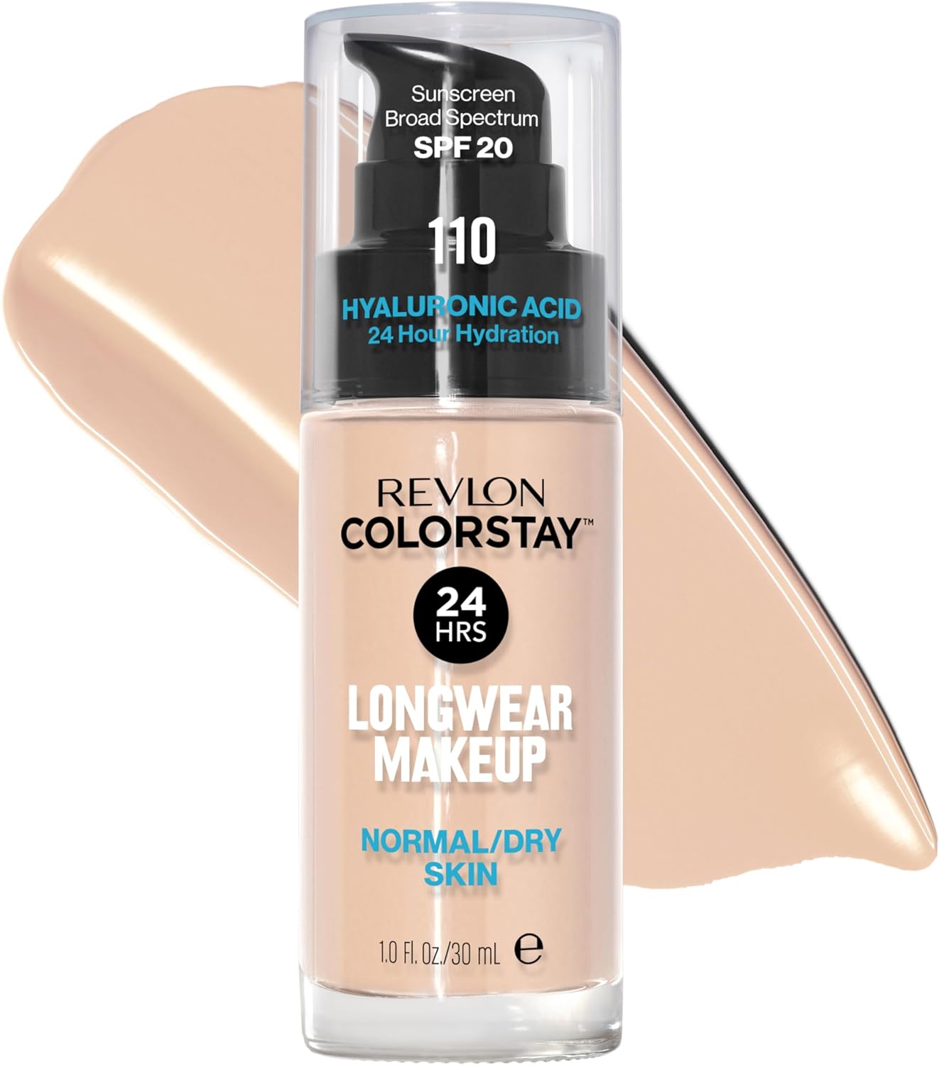 Revlon ColorStay Liquid Foundation For Normal/dry Skin, SPF 20, Ivory, 1 Fl Oz Revlon ColorStay Liquid Foundation For Normal/dry Skin, SPF 20, Ivory, 1 Fl Oz