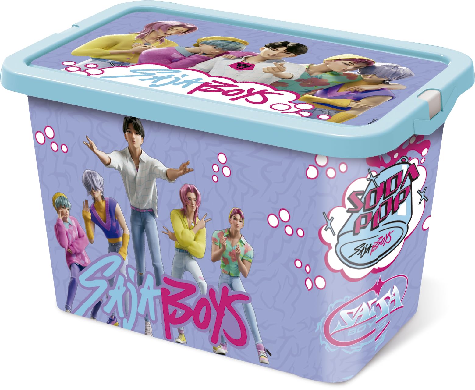 Stor Neutral Kpop Demon Hunters Storage Box Toy Organiser Kids Playroom 7 Litres