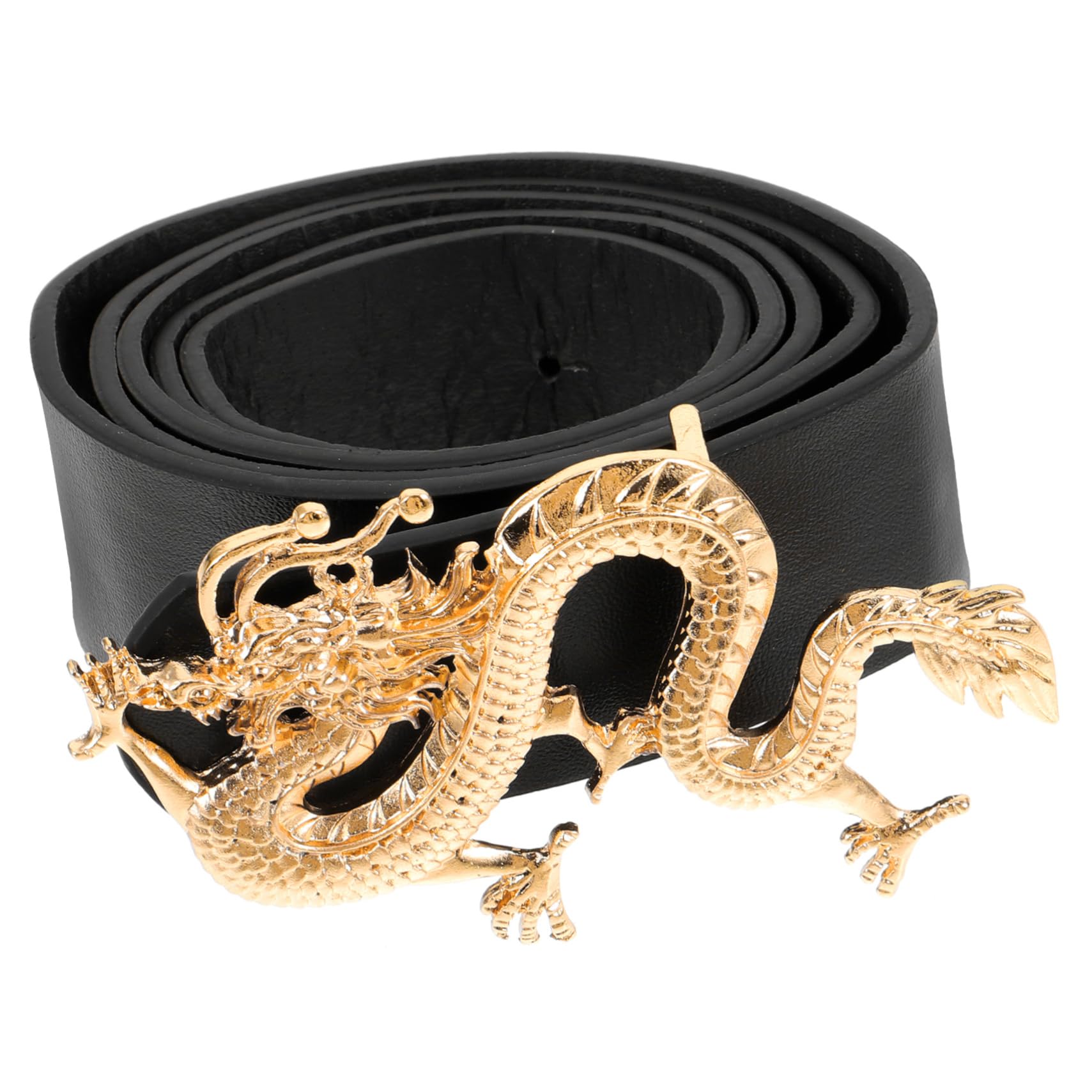 PRETYZOOM Unique Dragon Design Belt Women's Vintage Dress Waist Belt Durable Leather for Men Women