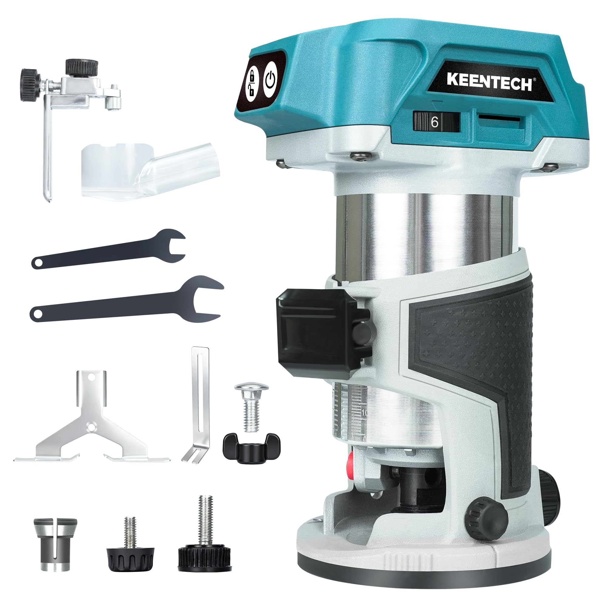 KEENTECH Brushless Cordless Compact Router (KT-HY701)