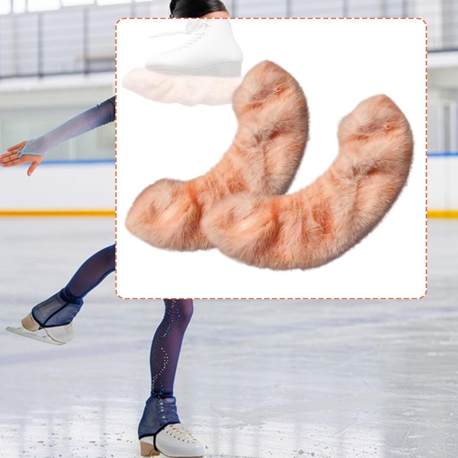 Oshhni Lot de 2 Couvre-Patins à Glace, Accessoires de Protection et de décoration, pour Le Sport et Le Patinage, compatibles avec Les Patins de Hockey.