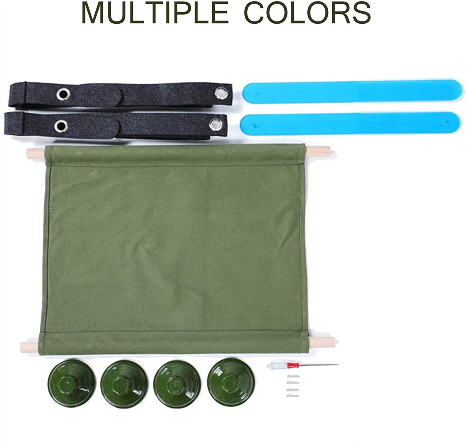 Amaca da Finestra per Gatti, Amaca da Finestra per Gatti con 4 Forti Ventose in Grado di Tenere più di 17Kg, per Gatti - Facile Installazione (Color : Green)