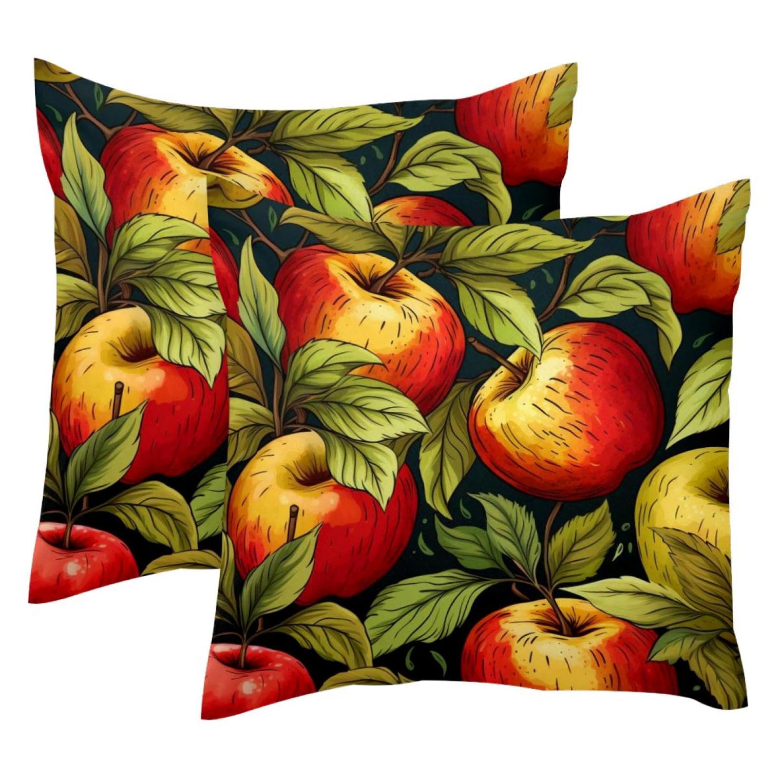 Housse de coussin en velours 50x50cm protège-oreiller décoratif lavable rouge