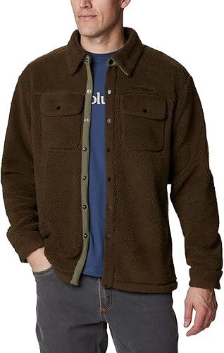Columbia Chaqueta tipo camisa Sherpa Rugged Ridge para hombre