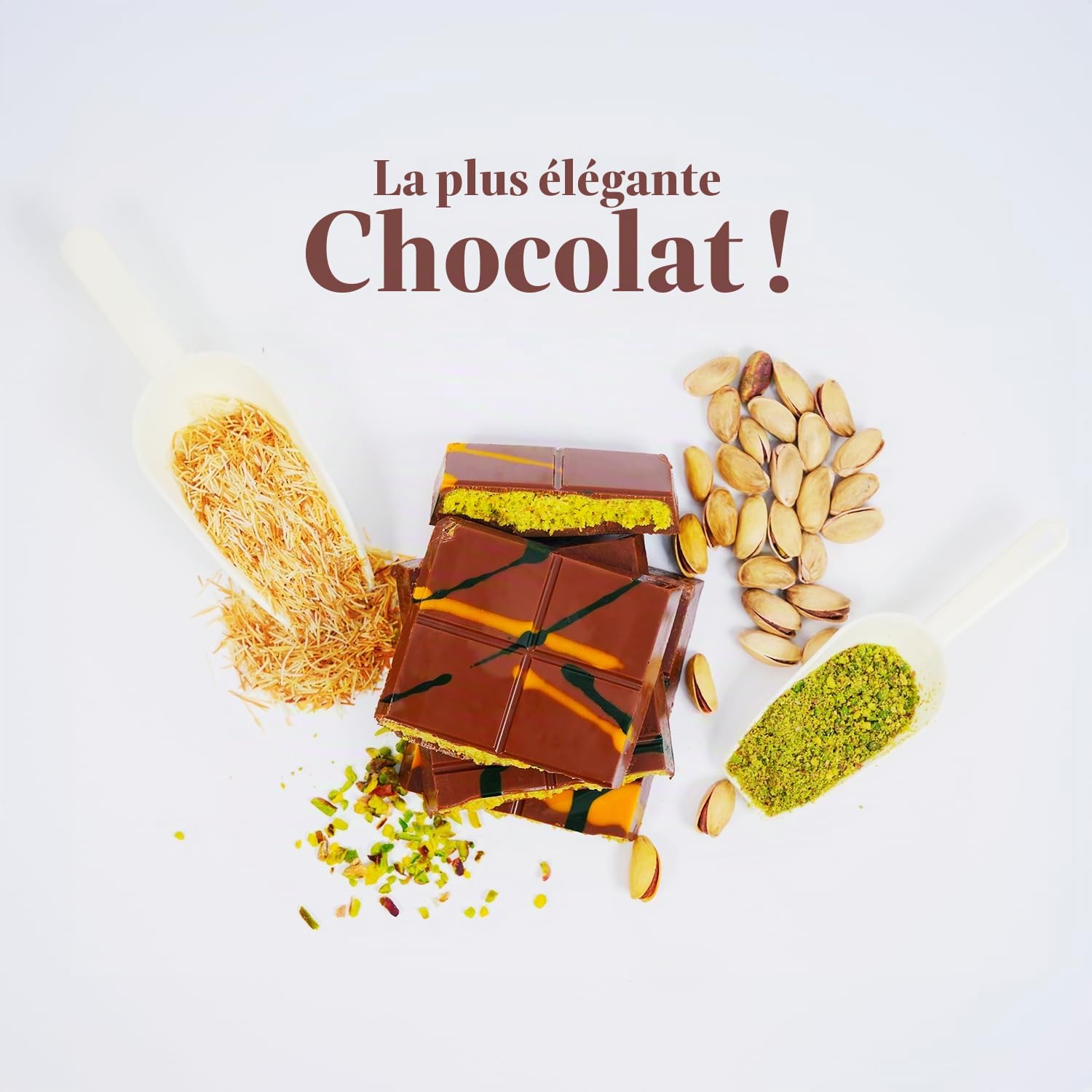 WeNatur Dubaï chocolat pistache – 3X200 g crème pistache dubaï chocolat