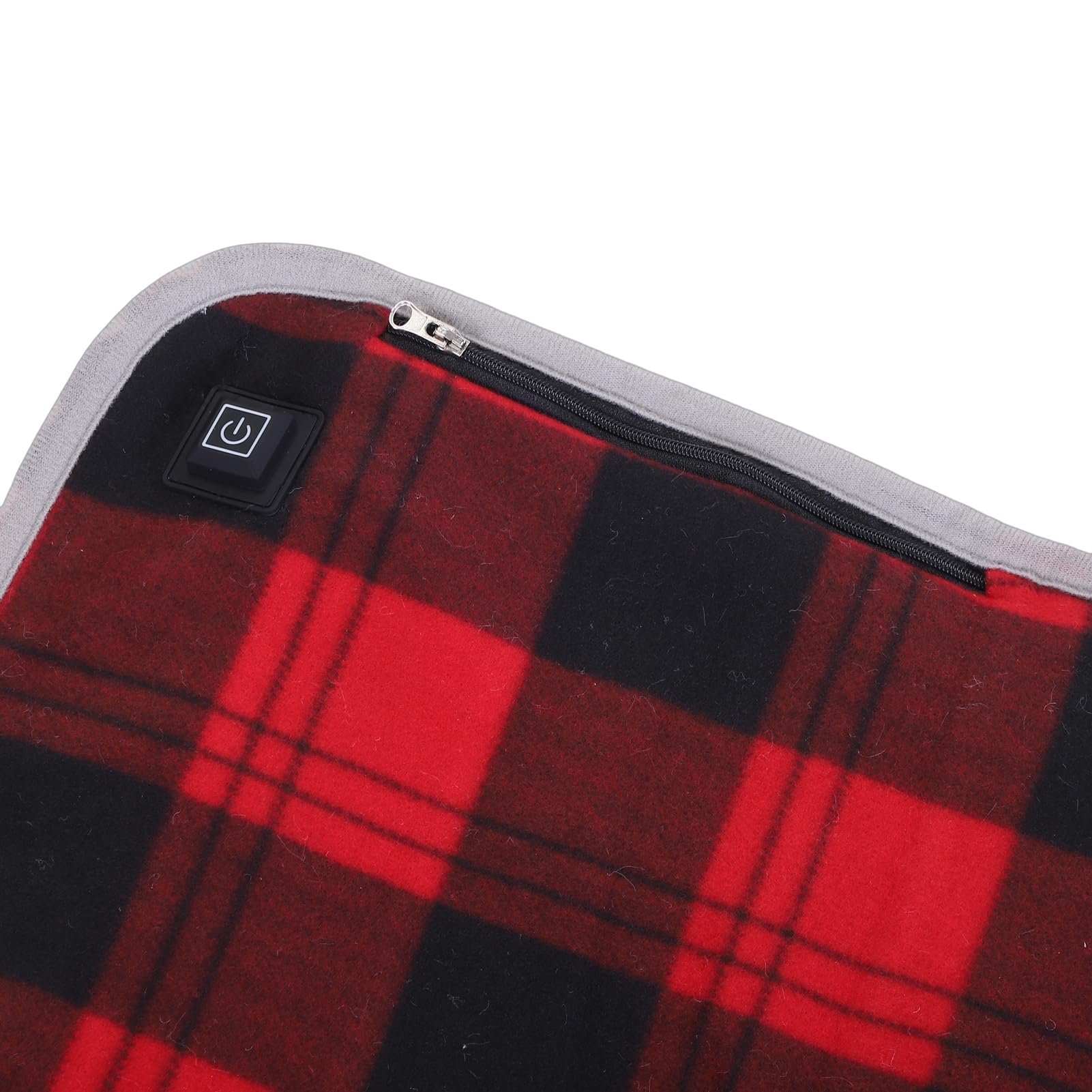 Cocoarm Cuscino Termico Riscaldato USB, Coperta in Pile Elettrica con 5 | 70.9x23.6 Pollici, 3 Livelli di Temperatura Regolabili, Autonomia di 8-12 Ore, Doppia Alimentazione, Base Stabile