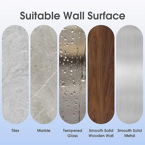 Miniatura 2 de Danpoo Ganchos autoadhesivos resistentes, paquete de 6, juego económico para organización de toda la casa, ganchos de pared sin taladrar para baño,