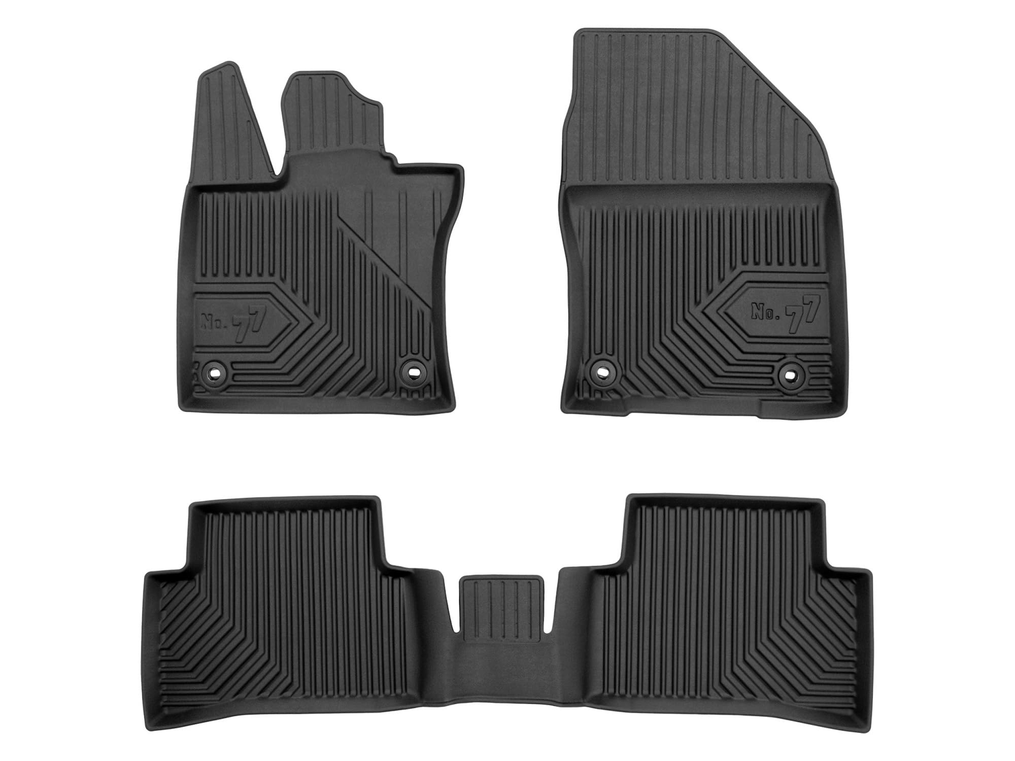 Dywaniki 3D TPE kompatybilne z Lexus UX (2018-), komplet, NO77