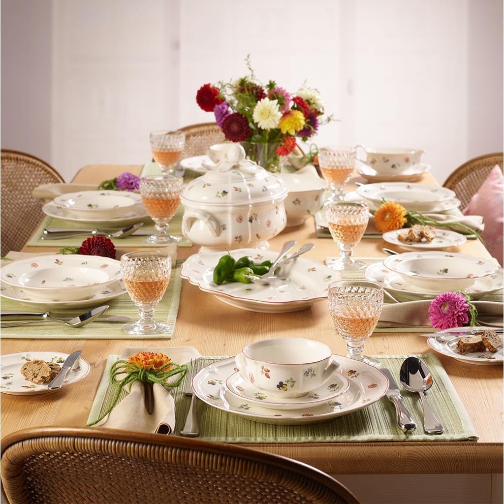 VILLEROY & BOCH Petite Fleur Set 6 Pezzi Piatto Fondo 23cm Tavola Porcellana