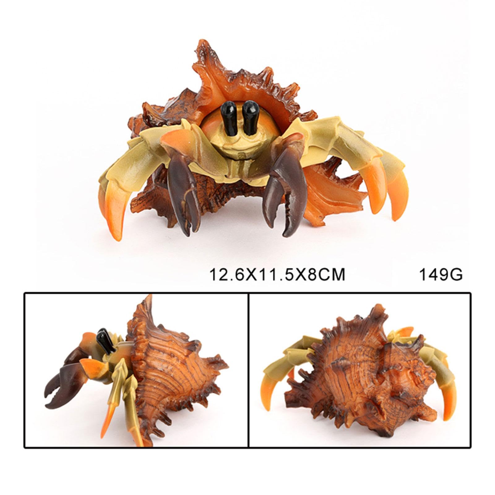 8 Stück Tierfiguren Set Mini Meerestier Modelle Unterwasser Spielfiguren Lernspielzeug aus PVC Material für Kinder für Kuchendekoration