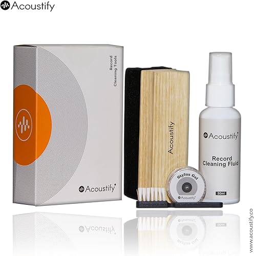 Miniatura 8 de Kit de limpieza de discos de vinilo, paquete todo lo que necesitas, completo 4 en 1, incluye cepillo de registro de terciopelo ultrasuave, líquido