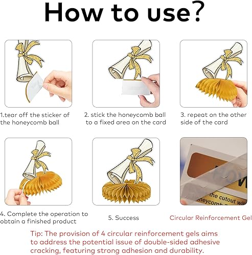 Miniatura 3 de 12 decoraciones de graduación para clase de 2023, decoraciones de mesa de graduación, decoraciones de fiesta de graduación 2023, suministros de