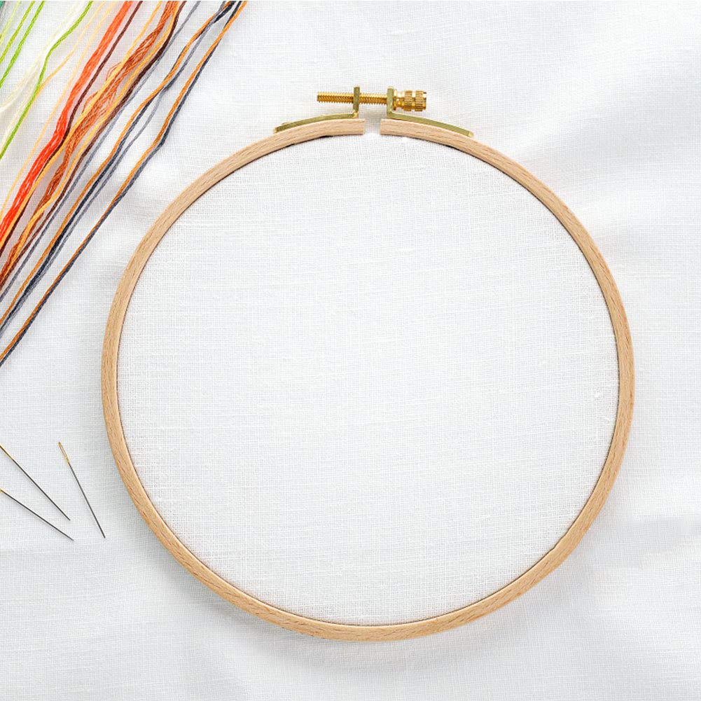Cross Stitch Frame Hoop 20/26cm Bamboo Embroidery Hoop Adjustable Circle Cross Stitch Hoop Rings for Hand Embroidery Cross Stitch Embroidery - Image 4