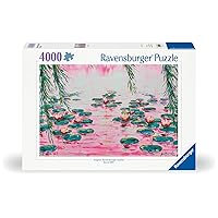 Ravensburger - Puzzle Pink Water Lines, Puzzle 4000 Pezzi