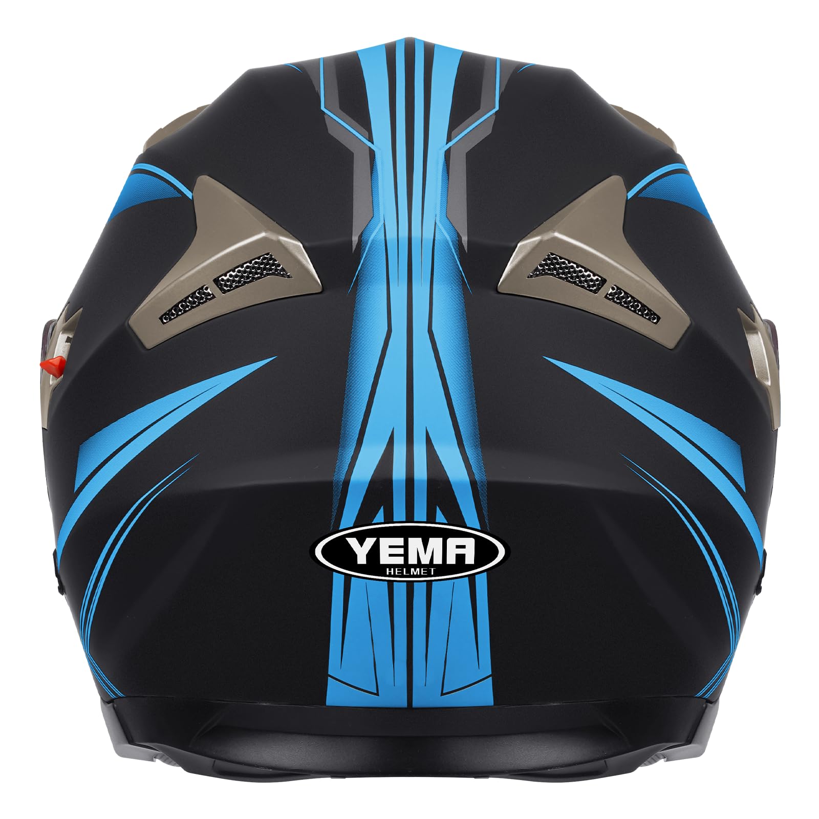 YEMA Casco Moto Jet ECE Homologado YM-627 Casco Moto Abierto Custom Scooter para Mujer Hombre Adultos con Doble Visera