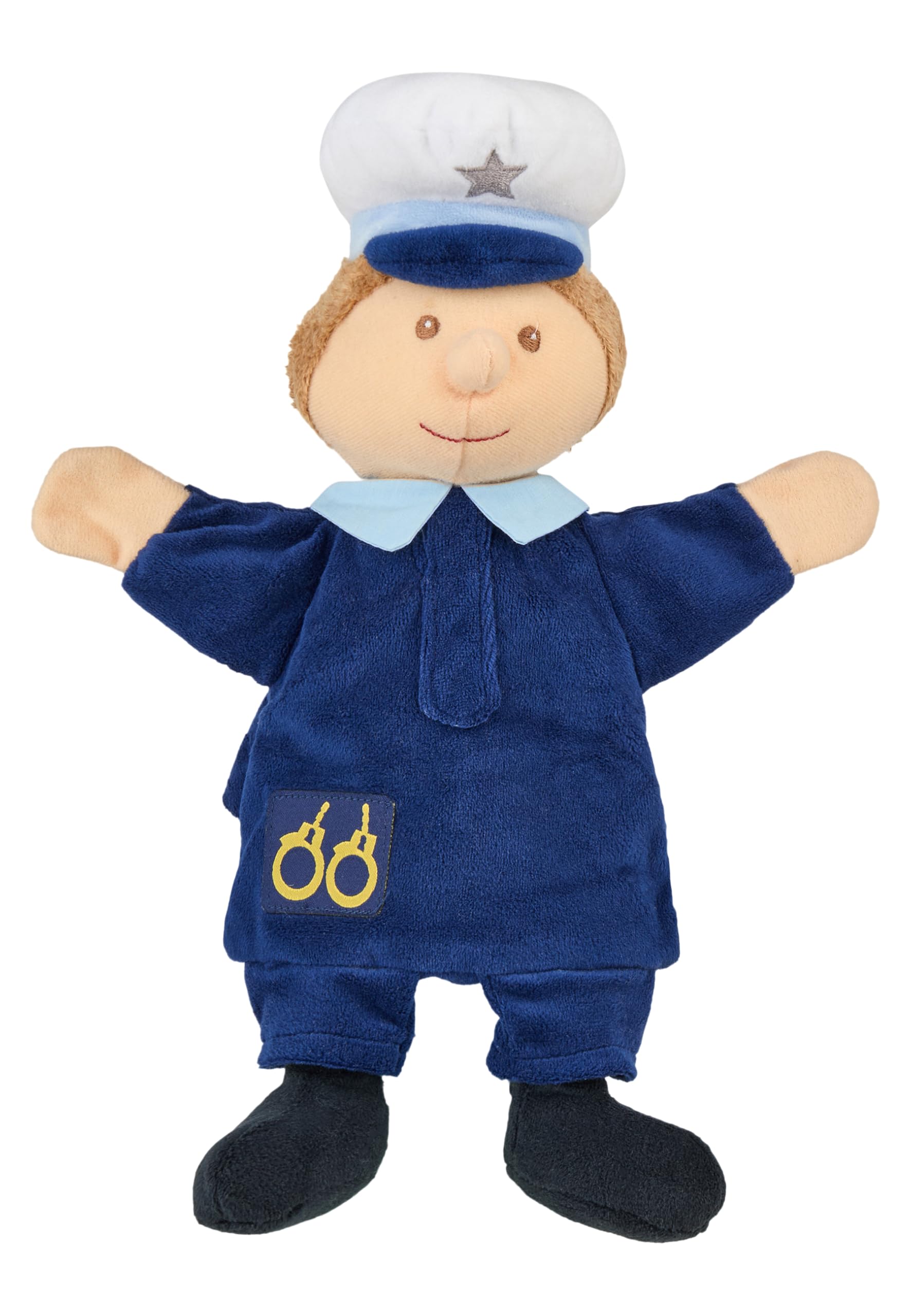 Sterntaler 3601645 pacynka policjant, 29 x 27 x 9 cm, niebieska